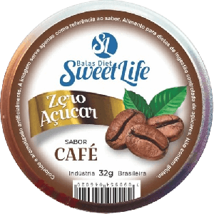 Bala Zero Açúcar Café Sweet Life 32g