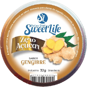 Bala Zero Açúcar Gengibre Sweet Life 32g