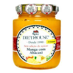 Doce de Manga com Abacaxi Compota Sem Adição de Açúcar Diet House 250g