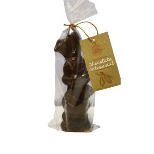 Coelho de Chocolate ao Leite Zero Açúcar Bambino Casa Vecchia 100g