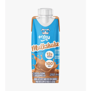 Milkshake Pronto para Beber Zero Adição de Açúcar Zero Lactose Coco com Caramelo +Mu 250mL